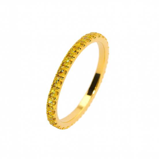 Yellow Sapphire Eternity Band, 1.10 CTTW - Carter's Collective Fine Jewelry
