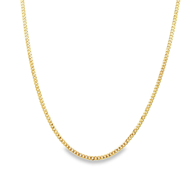 "Nike" Curb Chain Necklace, 18"