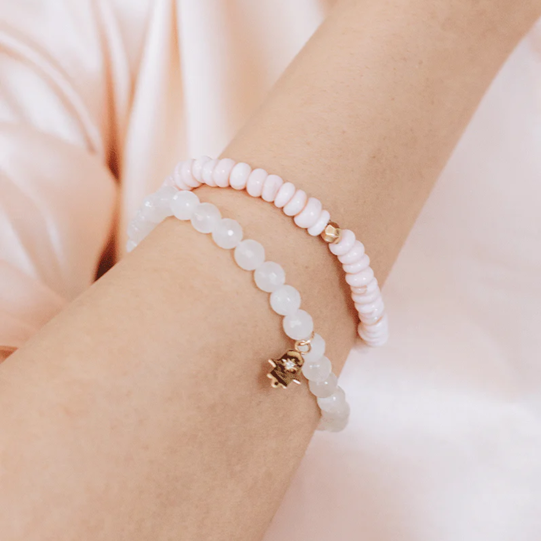 Pink Opal Stretch Bracelet