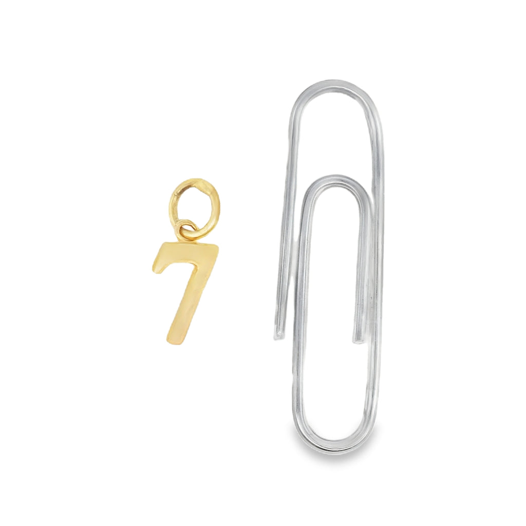 Petite Number 7 Charm - Carter's Collective Fine Jewelry