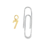 Petite Number 7 Charm - Carter's Collective Fine Jewelry