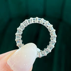 Lab Grown Emerald Cut Diamond Eternity Band, 5.64 CTTW - Last Chance - Carter's Collective Fine Jewelry