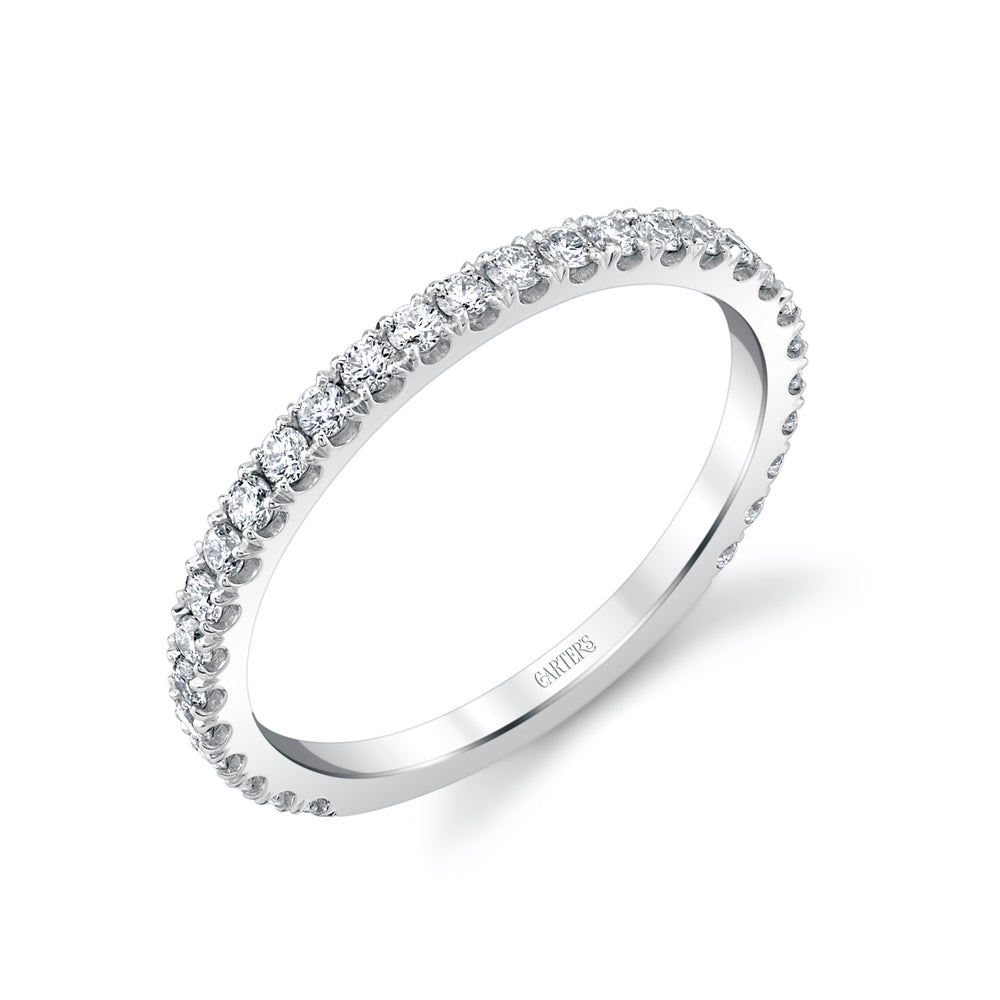 Gardenia Straight Diamond Wedding Band