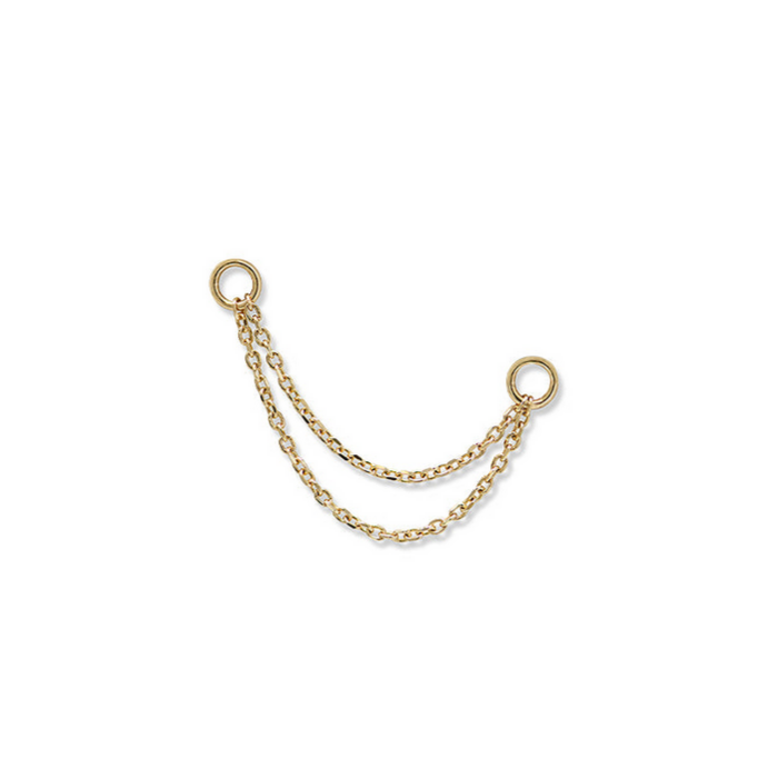 Earring Chain Connector Diamond Cut Cable - Carter's Collective Fine Jewelry
