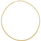 16" Herringbone Chain Necklace, 2.8mm - Carter's Collective Fine Jewelry