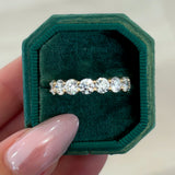 Natural Round Diamond Half Eternity Band, 2.30 CTTW