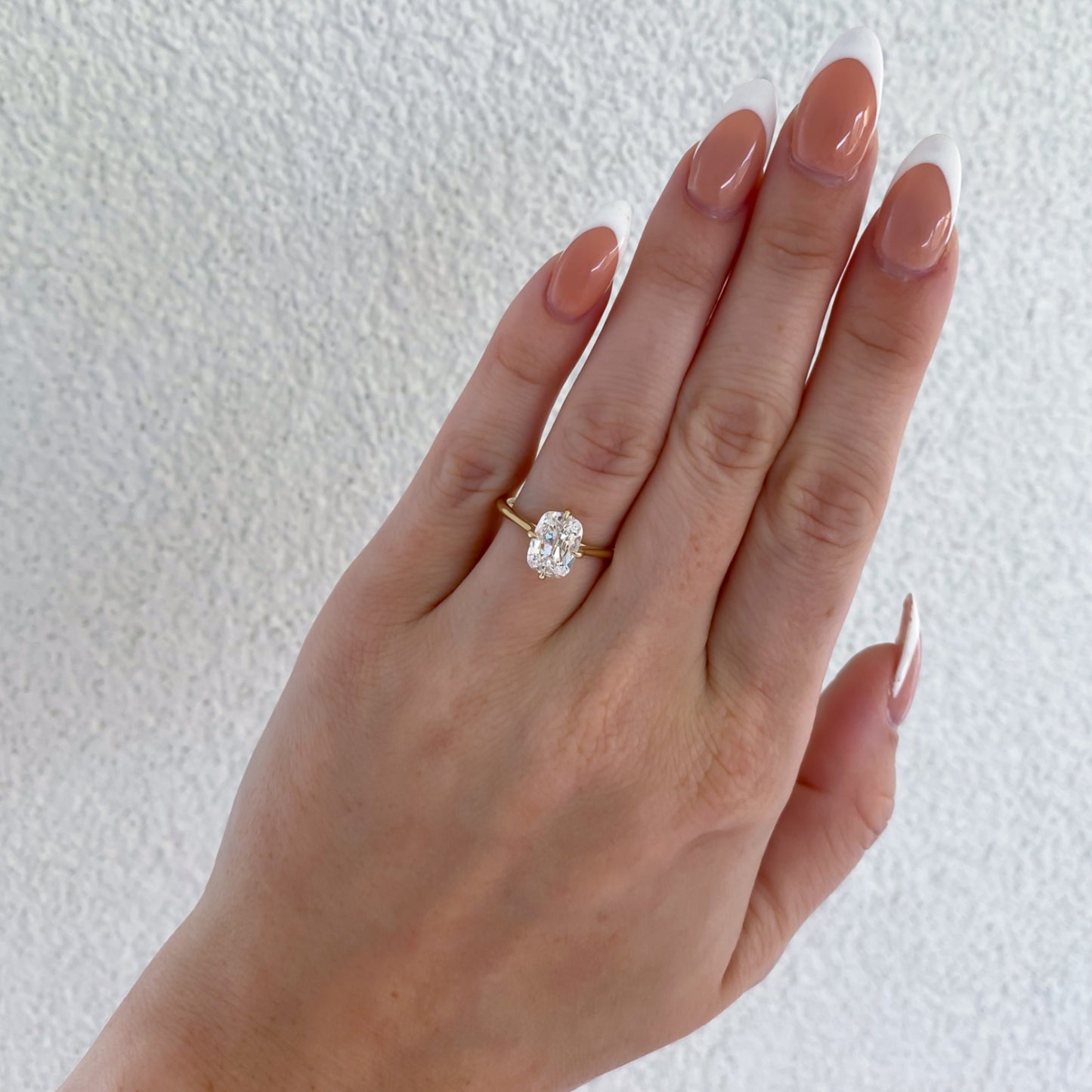 Poppy Cushion Cut Natural Diamond Solitaire Engagement Ring, 1.51 CTTW - Carter's Collective Fine Jewelry