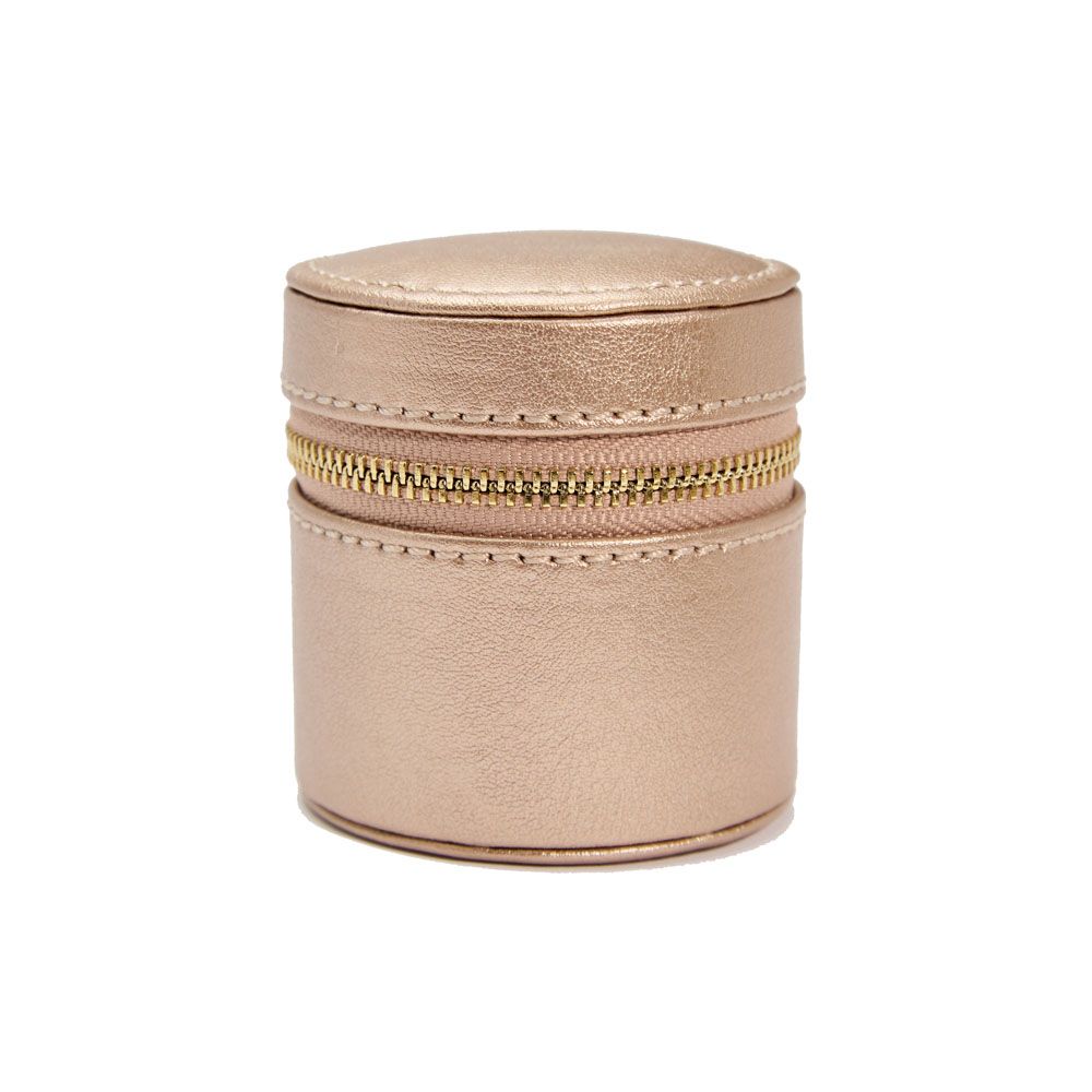 Palermo Double Watch Roll with Jewelry Pouch - Rose - Carter's Collective Fine Jewelry