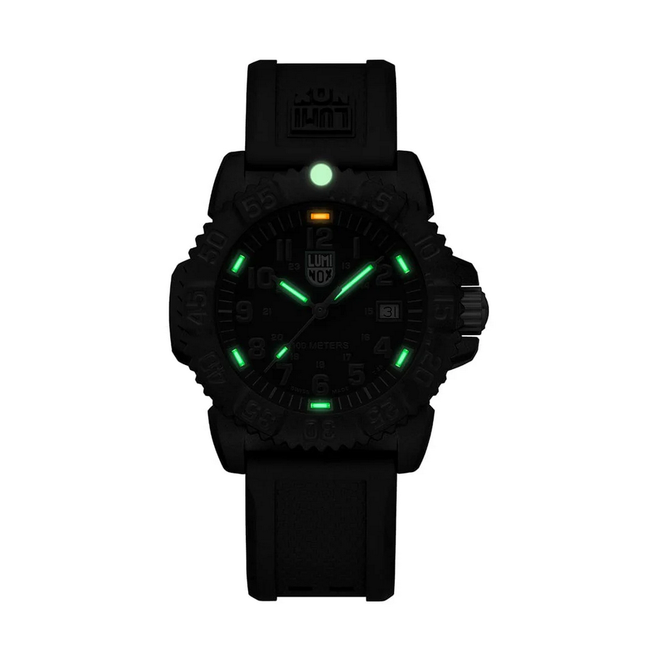 Luminox Lite Collection Sea Lion Grey & Black Watch with Rubber Strap - Carter's Collective Fine Jewelry