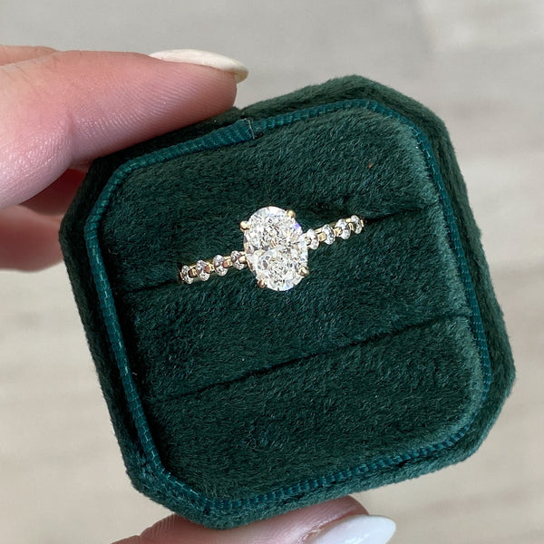 Aster Oval Diamond Engagement Ring