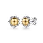 Mixed Metal Bujukan Ball Stud Earrings - Carter's Collective Fine Jewelry