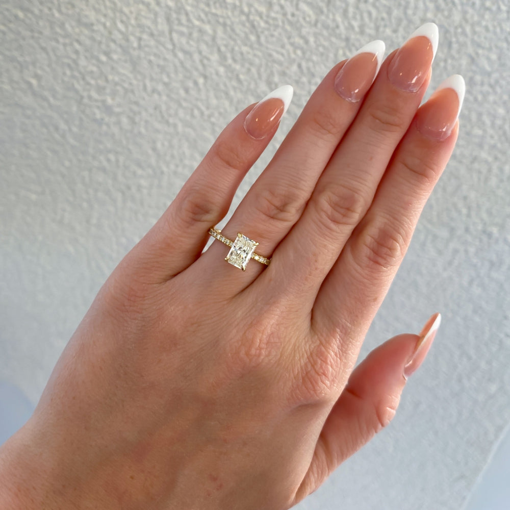 
                  
                    Paisley Radiant Cut Natural Diamond Engagement Ring, 1.84 CTTW - Carter's Collective Fine Jewelry
                  
                