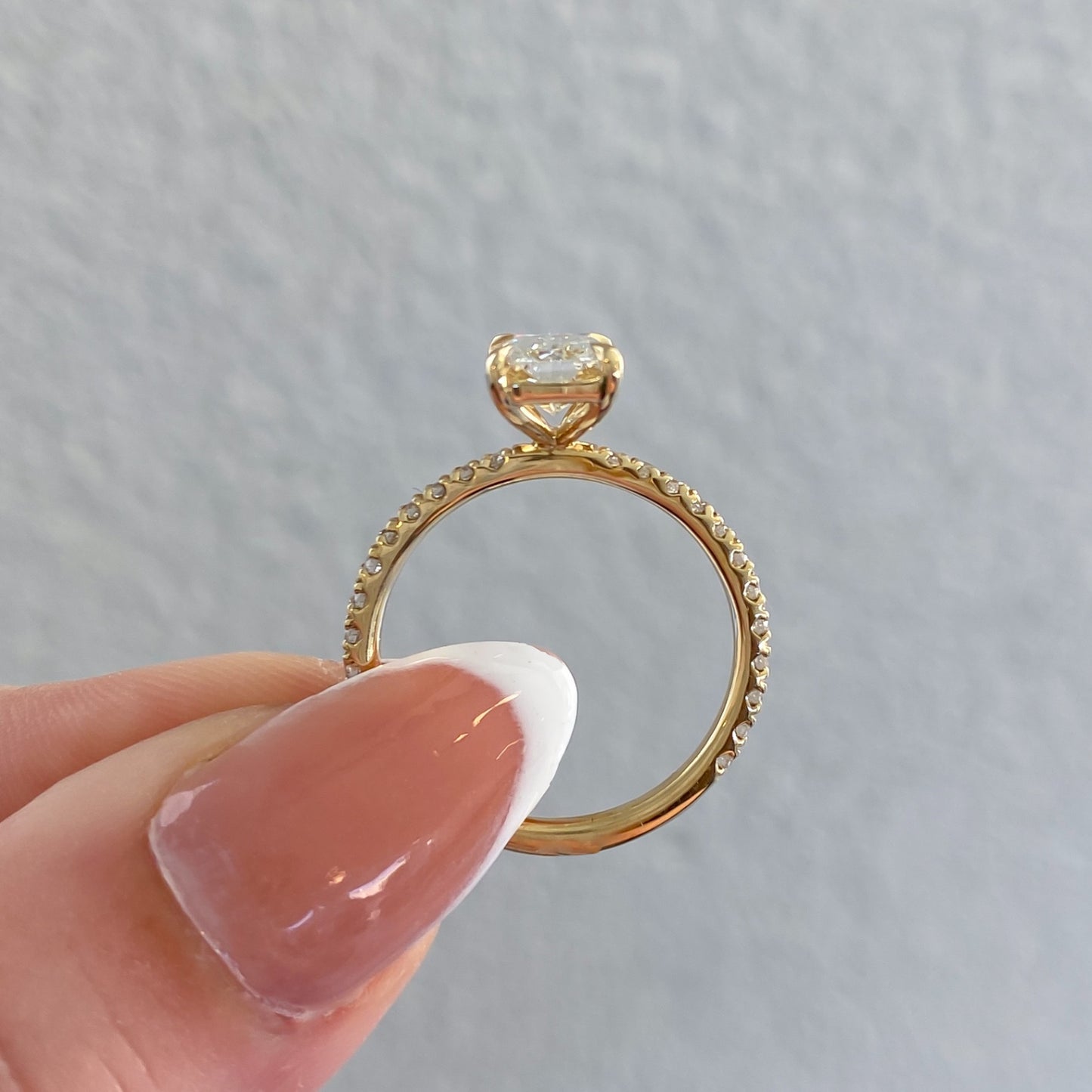 Paisley Radiant Cut Natural Diamond Engagement Ring, 1.84 CTTW - Carter's Collective Fine Jewelry