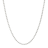 Sterling Silver Mini Ball Chain Necklace