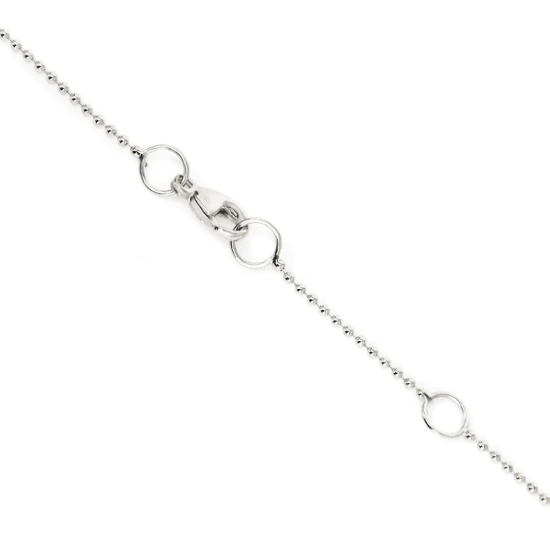 Sterling Silver Mini Ball Chain Necklace