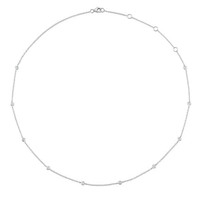 DOORBUSTER: Diamond By The Yard Diamond Necklace, 0.65 CTTW - Carter's Collective Fine Jewelry