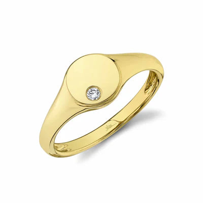 Diamond Signet Ring - Carter's Collective Fine Jewelry