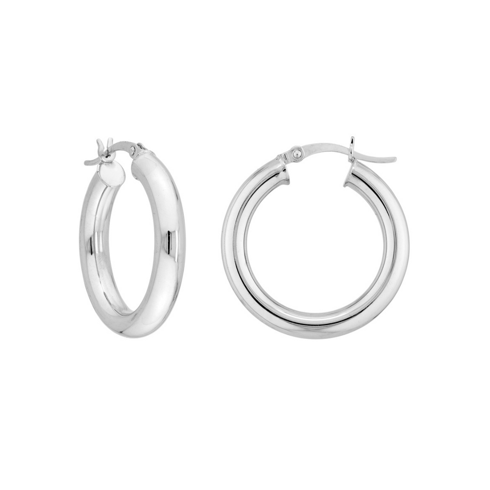 
                  
                    Plain Round Puff Hoop Earrings
                  
                