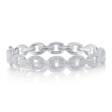 Diamond Link Bangle, 1.95 CTTW - Carter's Collective Fine Jewelry
