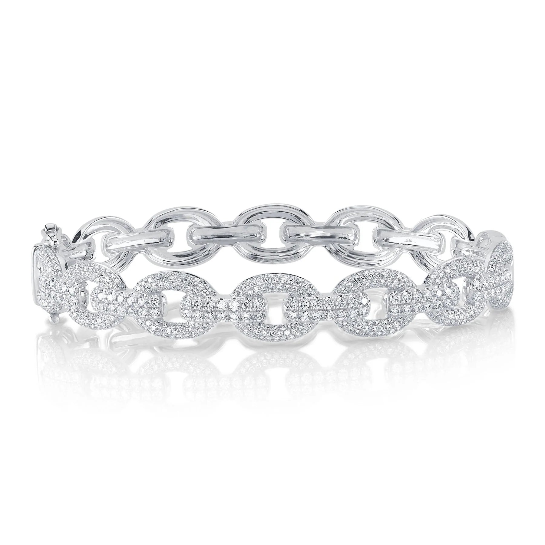 Diamond Link Bangle, 1.95 CTTW - Carter's Collective Fine Jewelry