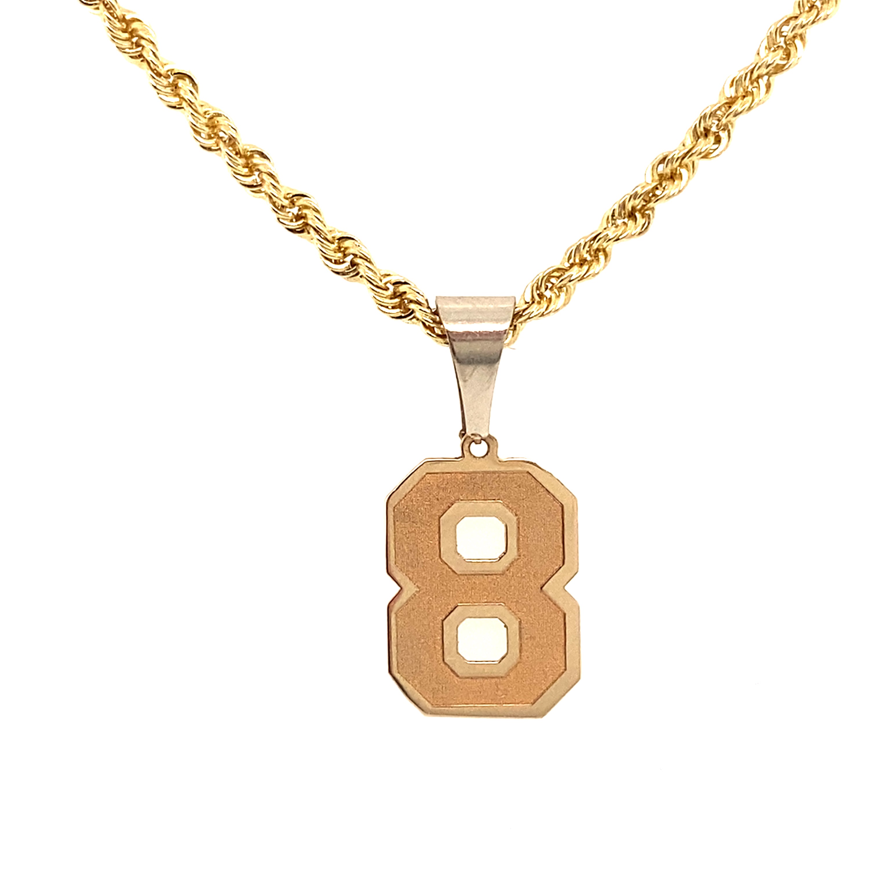 Mini 8 Varsity Number Pendant (Chain Not Included) - Last Chance - Carter's Collective Fine Jewelry