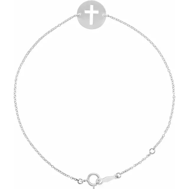 DOORBUSTER: Cross Disc Bracelet - Carter's Collective Fine Jewelry