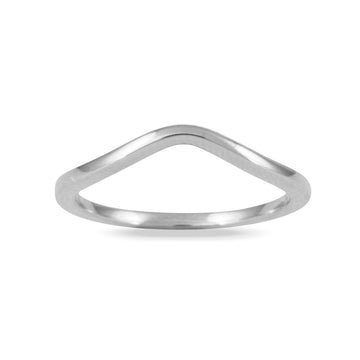 Polished Gold Contour Stackable Band - Carter's Collective Fine Jewelry