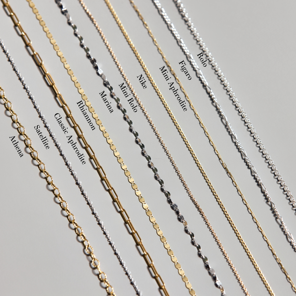 
                  
                    Yellow Gold Athena Textured Cable Chain Customizable Necklace - Carter's Collective Fine Jewelry
                  
                