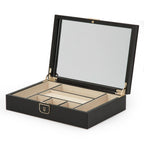 Palermo Medium Jewelry Box - Black - Carter's Collective Fine Jewelry