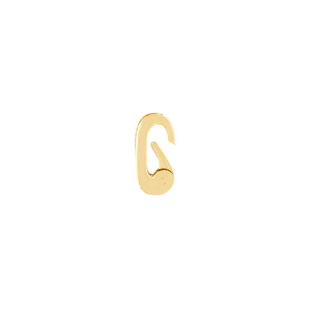 Mini Diamond Oval Push Lock - Carter's Collective Fine Jewelry