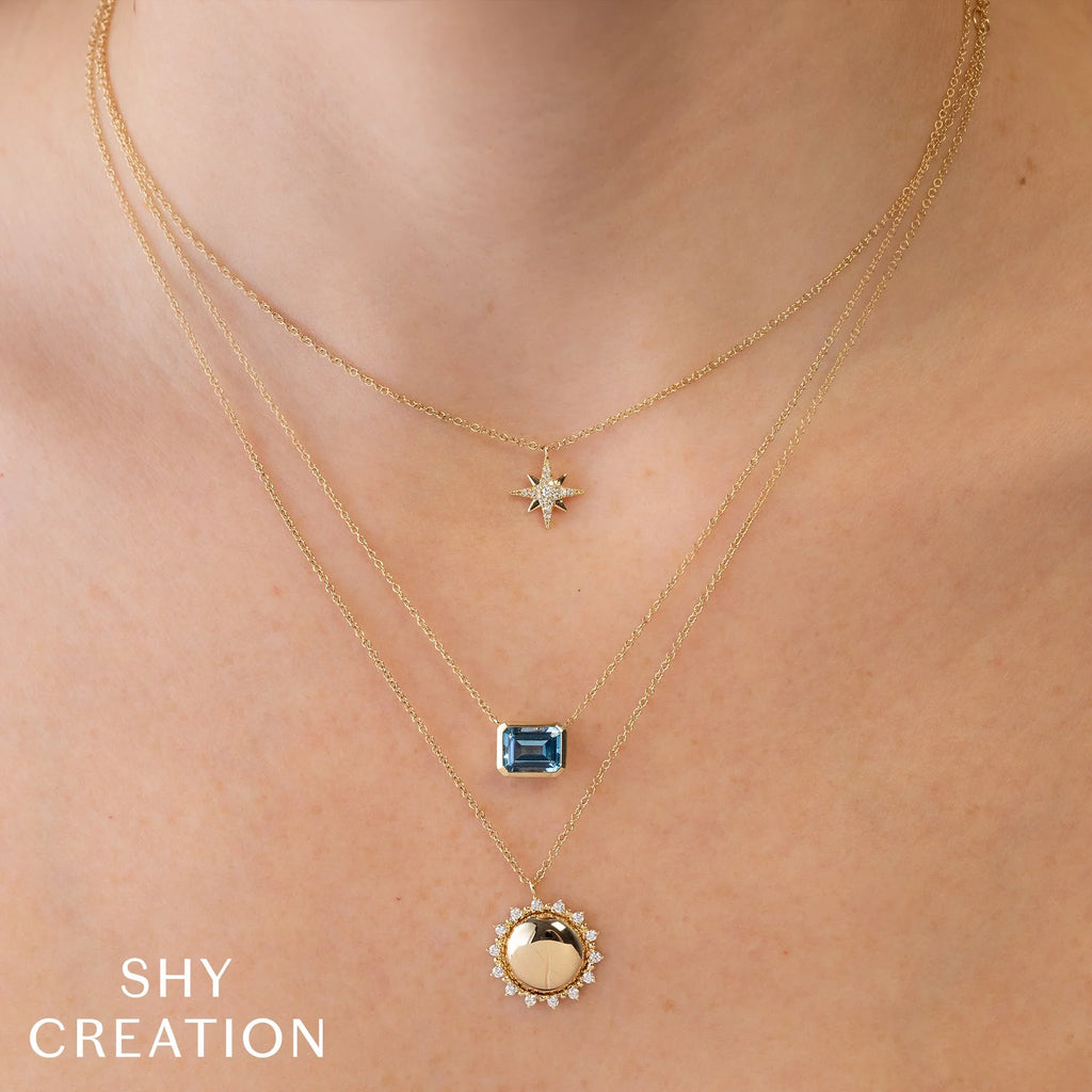 North Star Diamond Starburst Necklace, 0.06 CTTW - Carter's Collective Fine Jewelry