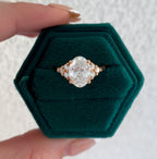 Tulip Lab Grown Oval Cut Diamond Engagement Ring - Carter's Collective Fine Jewelry