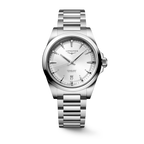 Longines "Conquest" Watch with Sunray Silver Dial, 38mm - Carter's Collective Fine Jewelry