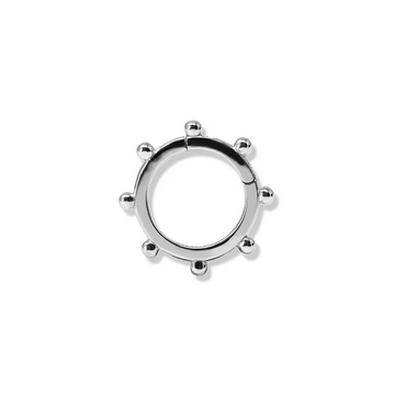 Sterling Silver Dew Drop Marine Story Catcher Charm Holder - Carter's Collective Fine Jewelry