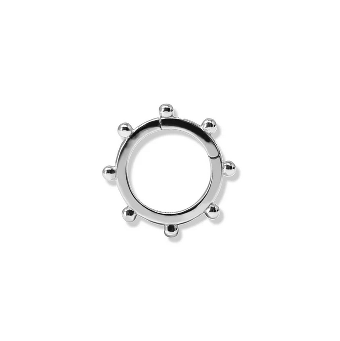 Sterling Silver Dew Drop Marine Story Catcher Charm Holder - Carter's Collective Fine Jewelry