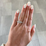 Previously Loved Illusion Diamond Halo Engagement Ring (Sold As Is)