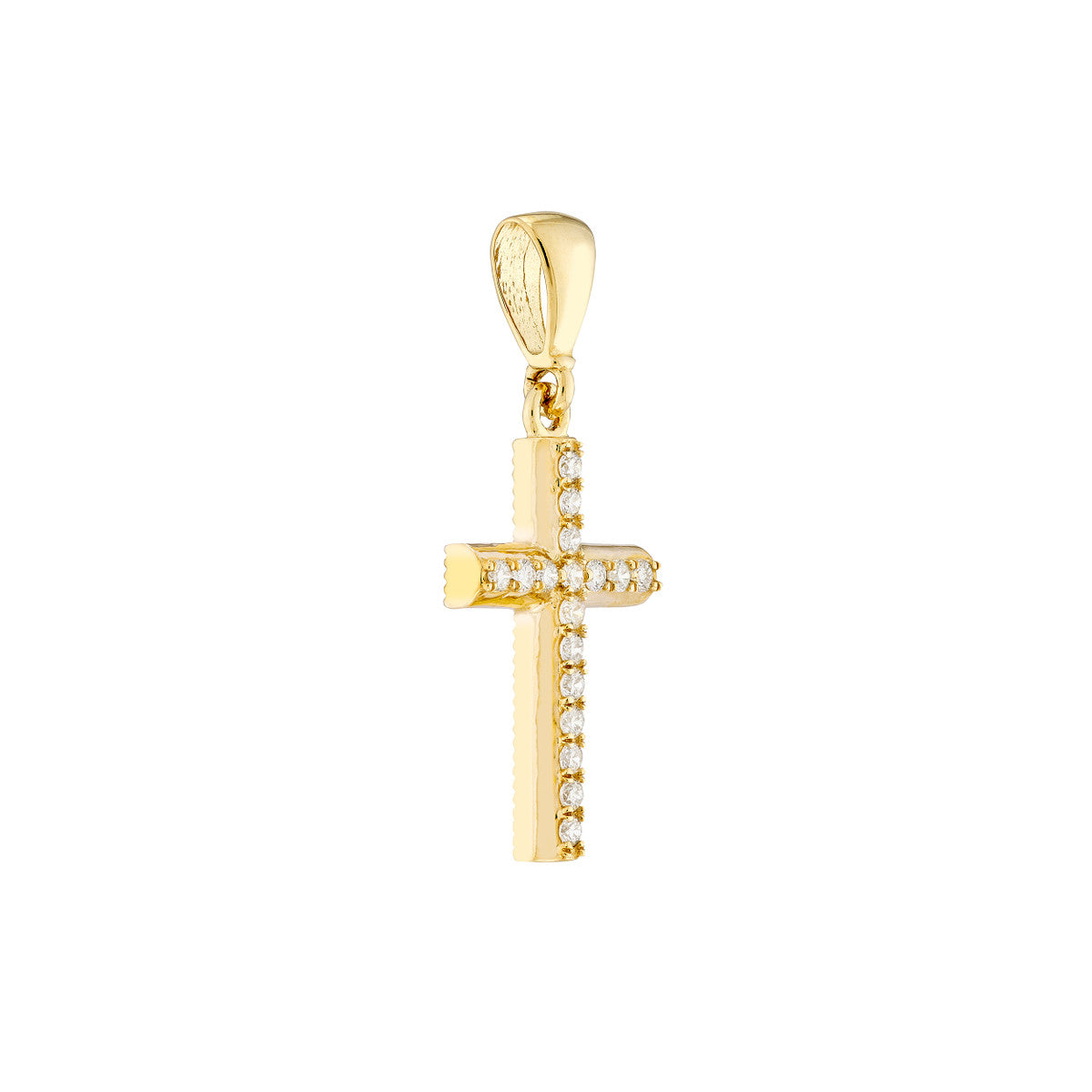 Diamond Cross Pendant, 0.10 CTTW