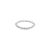 Previously Loved Pear Shaped Diamond and Shared Prong Eternity Band Wedding Set