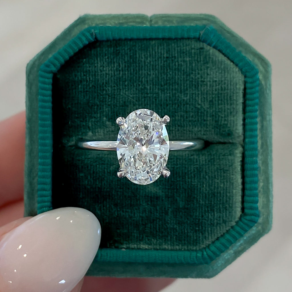 Azalea Customizable Lab Grown Diamond Engagement Ring - Carter's Collective Fine Jewelry