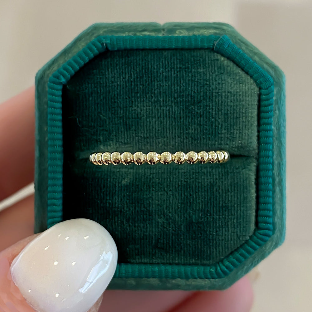 
                  
                    Bujukan Beaded Stackable Band - Carter's Collective Fine Jewelry
                  
                