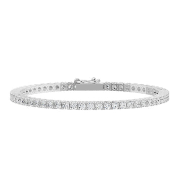 Classic Four Prong Diamond Tennis Bracelet, 5.00 CTTW
