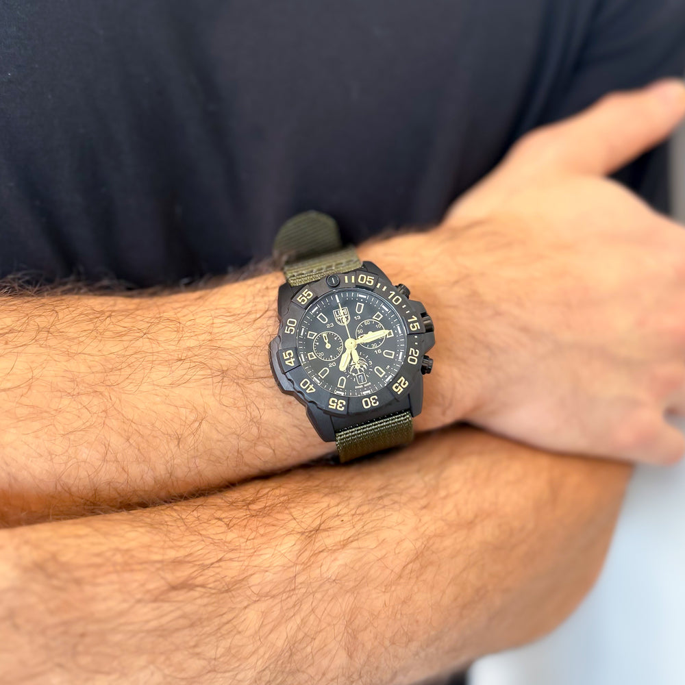 
                  
                    Luminox Navy SEAL Foundation Chronograph Military Watch
                  
                