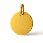 Petite Engravable Disc Charm - Carter's Collective Fine Jewelry