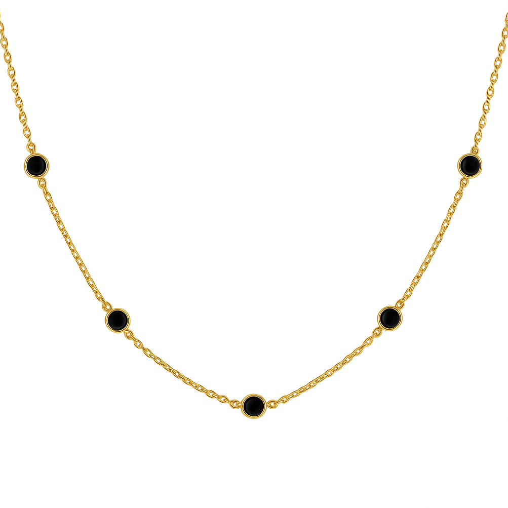 Black Diamond by the Yard Necklace - Carter's Collective Fine Jewelry