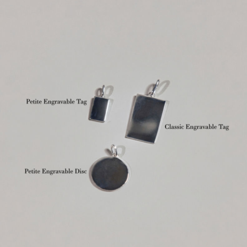 Classic Engravable Disc Charm - Carter's Collective Fine Jewelry