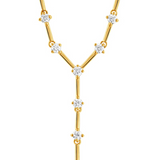 Diamond Accented Lariat Necklace