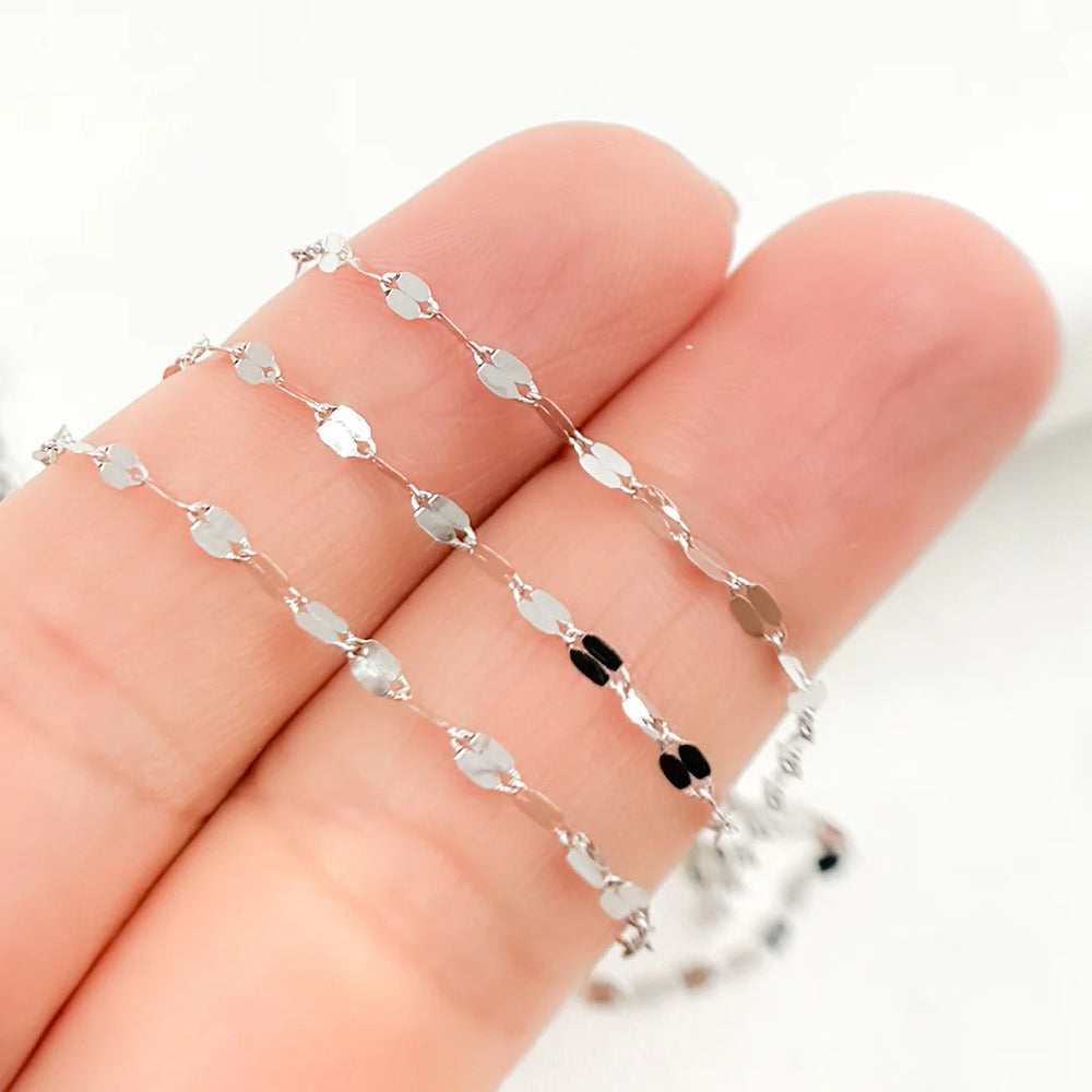 
                  
                    White Gold Flat Marina Chain Customizable Necklace - Carter's Collective Fine Jewelry
                  
                