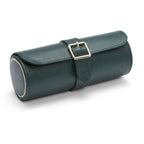 British Racing Green Triple Watch Roll - Carter's Collective Fine Jewelry