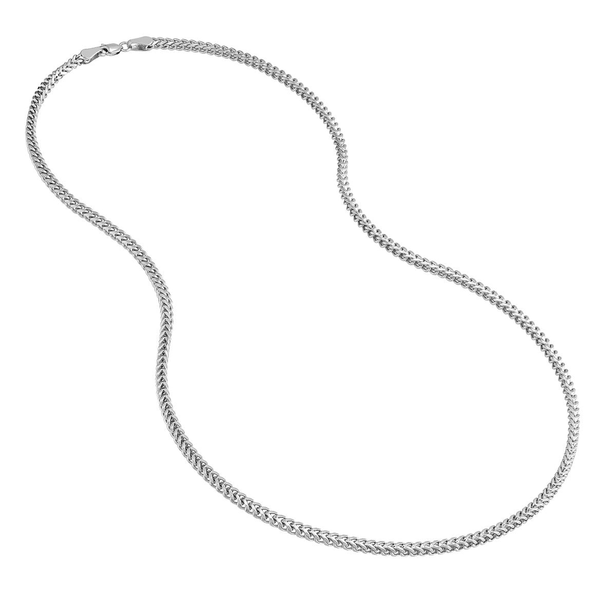 Men's Sterling Silver Franco Chain, 22"