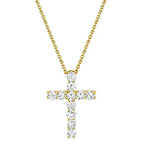 Diamond Cross Necklace, 0.32 CTTW - Carter's Collective Fine Jewelry